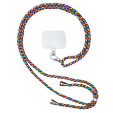 Заредете изображение във визуализатора на галерията – Stylish cord lanyard with inlay for the phone of the keys, pattern 4
