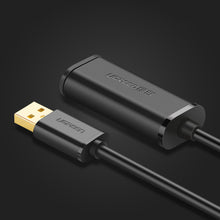 Заредете изображение във визуализатора на галерията – Ugreen active extension cable USB-A (male) - USB-A (female) USB 2.0 480Mb/s 25m black (US121)
