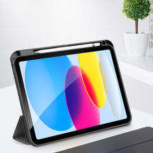 Заредете изображение във визуализатора на галерията – Dux Ducis Domo case iPad 10.9&#39;&#39; 2022 (10 gen.) smart cover stand black
