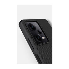 Заредете изображение във визуализатора на галерията – Nillkin Textured Case for Xiaomi Redmi Note 12 Pro / Poco X5 Pro 5G Reinforced Nylon Cover Black
