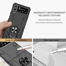 Заредете изображение във визуализатора на галерията – Forcell mecha case for samsung galaxy z flip 4 5g black
