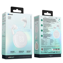 Заредете изображение във визуализатора на галерията – Acefast T9 Bluetooth 5.3 in-ear wireless headphones - white
