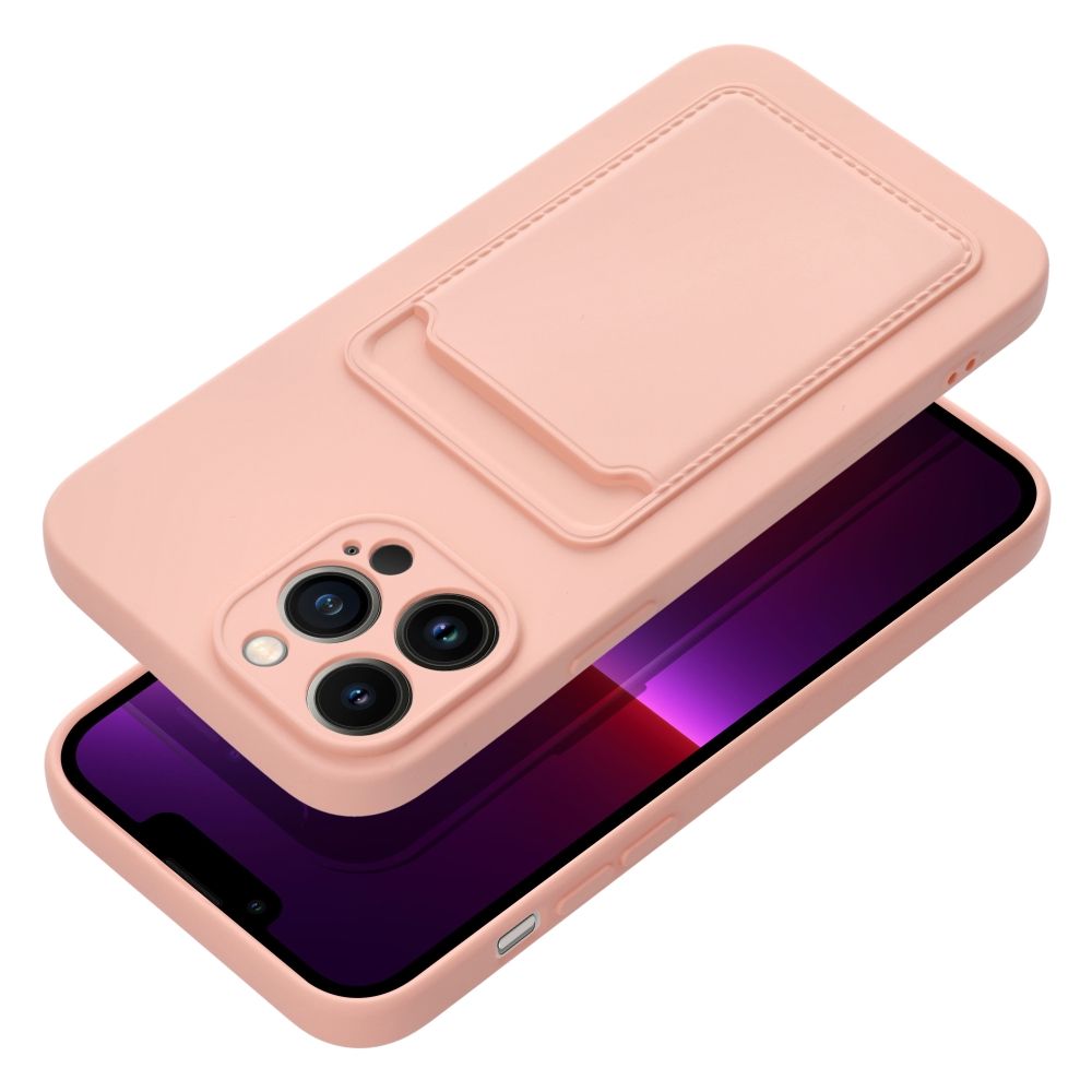 CARD Case for IPHONE 15 pink