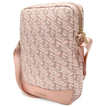 Заредете изображение във визуализатора на галерията – Guess Bag GUTB10HGCFSEP 10" pink/pink GCube Stripe Tablet Bag
