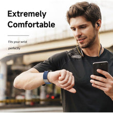 Заредете изображение във визуализатора на галерията – DUX DUCIS Mixture II - stretchable braided strap for Samsung Galaxy Watch / Huawei Watch / Honor Watch / Xiaomi Watch (22mm band) niebieska
