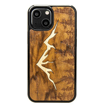 Заредете изображение във визуализатора на галерията – Wooden case for iPhone 13 Mini Bewood Imbuia Mountains

