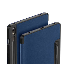 Заредете изображение във визуализатора на галерията – Dux Ducis Domo Samsung Galaxy Tab S9 FE case with stand - blue
