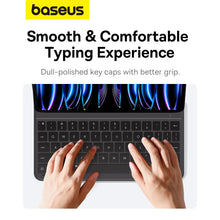 Заредете изображение във визуализатора на галерията – Baseus Brilliance Series keyboard case for iPad mini 8.3'' (6th generation) + USB-C cable - black
