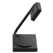 Заредете изображение във визуализатора на галерията – Joyroom JR-WQN05 15W MagSafe / Qi 2in1 inductive charger foldable - black
