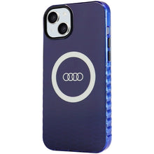 Заредете изображение във визуализатора на галерията – Audi IML Big Logo MagSafe case for iPhone 15 Plus / 14 Plus - blue

