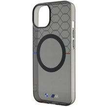 Заредете изображение във визуализатора на галерията – Case BMW BMHMP14SHGPK iPhone 14 6.1" grey/grey Pattern MagSafe
