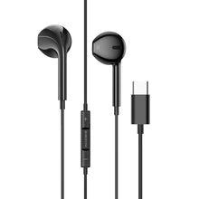Заредете изображение във визуализатора на галерията – Borofone Earphones BM80 Magnificent with microphone Type C black
