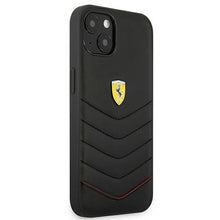 Заредете изображение във визуализатора на галерията – Ferrari FEHCP13MRQUK iPhone 13 6,1" czarny/black hardcase Off Track Quilted
