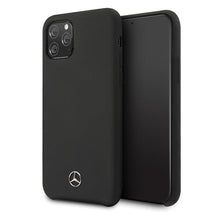 Заредете изображение във визуализатора на галерията – Mercedes MEHCN58SILBK iPhone 11 Pro hardcase black/black Silicone Line
