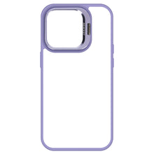 Заредете изображение във визуализатора на галерията – Tel Protect Kickstand case + camera glass (lens) for Iphone 13 Pro Max light purple
