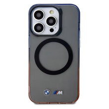 Заредете изображение във визуализатора на галерията – BMW Gradient Bumper MagSafe case for iPhone 15 Pro - gray
