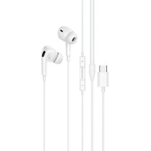 Заредете изображение във визуализатора на галерията – Borofone Earphones BM80 Pro Elegant with microphone Type C (DAC) white
