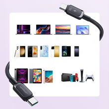 Заредете изображение във визуализатора на галерията – USB C - USB C Cable 100W 1.2m Joyroom S-CC100A14 - Black
