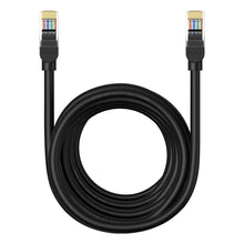 Заредете изображение във визуализатора на галерията – Baseus High Speed ​​Cat 5 RJ-45 1000Mb/s Ethernet cable 8m round - black
