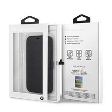 Заредете изображение във визуализатора на галерията – Etui BMW BMFLBKP12SSLLNA iPhone 12 mini 5,4" granatowy/navy book Signature
