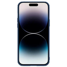 Заредете изображение във визуализатора на галерията – Nillkin CamShield S Leather Magnetic Case for Iphone 14 Pro Max blue
