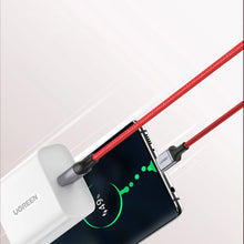 Заредете изображение във визуализатора на галерията – Ugreen US294 USB-C 2.0 / USB-C 2.0 3A cable - red
