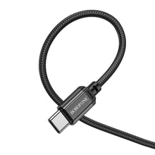 Заредете изображение във визуализатора на галерията – Borofone Cable BX87 Sharp - USB to Type C - 3A 1 metre black
