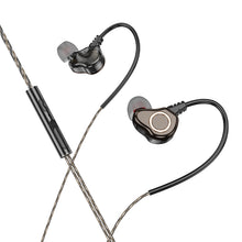 Заредете изображение във визуализатора на галерията – Borofone Earphones BM88 Sea with microphone Type C black
