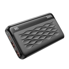 Заредете изображение във визуализатора на галерията – Hoco power bank 10 000mah lcd + pd20w + qc3.0 j90 black
