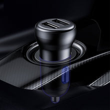 Заредете изображение във визуализатора на галерията – Wireless Bluetooth FM transmitter with charger Baseus S-16 (Overseas edition) - black
