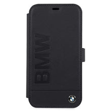 Заредете изображение във визуализатора на галерията – Etui BMW BMFLBKP12SSLLNA iPhone 12 mini 5,4" granatowy/navy book Signature
