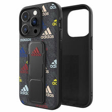 Заредете изображение във визуализатора на галерията – Adidas SP Grip Case iPhone 14 Pro black/black/coulourful 50251
