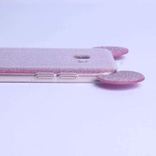 Заредете изображение във визуализатора на галерията – Силиконов гръб с уши за Huawei p9 Lite Mini розов - само за 7.99 лв
