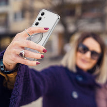 Заредете изображение във визуализатора на галерията – Amazing Thing Minimal Magsafe Grip Ring Case S24PMRMINCL for Samsung Galaxy S24 Plus transparent
