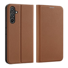 Заредете изображение във визуализатора на галерията – Dux Ducis Skin X2 case for Samsung Galaxy A54 5G flip cover wallet stand brown

