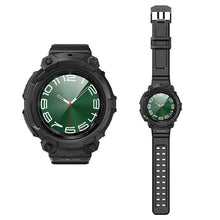 Заредете изображение във визуализатора на галерията – Unicorn Beetle Pro Supcase Set and Tempered Glass for Samsung Galaxy Watch 6 Classic (47 mm) - Black
