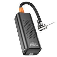 Заредете изображение във визуализатора на галерията – HOCO air pump for cars / bikes / motorcycles / bicycles / basketball etc. Roys PH55 black
