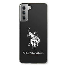 Заредете изображение във визуализатора на галерията – Оригинален гръб US Polo за samsung s21 plus (shiny big logo / black) - TopMag

