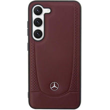 Заредете изображение във визуализатора на галерията – Mercedes MEHCS23MARMRE S23+ S916 red/red hardcase Leather Urban Bengale
