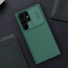 Заредете изображение във визуализатора на галерията – Nillkin CamShield Pro Case for Samsung Galaxy S23 Ultra cover with camera cover green

