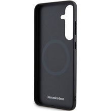 Заредете изображение във визуализатора на галерията – Original Case - hardcase Leather Textured &amp; Plain MagSafe MEHMS24S23RBARK for Samsung Galaxy S24 Black
