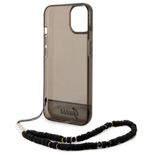 Заредете изображение във визуализатора на галерията – Original faceplate case guess guhcp14mhgcohk for iphone 14 plus (iml electro cam w. strap translucent / black)

