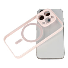 Заредете изображение във визуализатора на галерията – Acrylic Color Magsafe Case for Iphone 14 light pink
