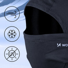 Заредете изображение във визуализатора на галерията – Wozinsky Balaclava WTBBK2 XL thermal balaclava under helmet - black
