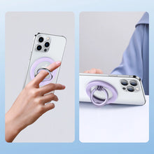 Заредете изображение във визуализатора на галерията – Joyroom JR-Mag-M2 MagSafe magnetic phone holder - purple

