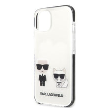 Заредете изображение във визуализатора на галерията – Karl Lagerfeld KLHCP13STPEKCW iPhone 13 mini 5.4" hardcase white/white Karl&amp;Choupette
