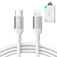 Заредете изображение във визуализатора на галерията – Joyroom cable USB C - Lightning 20W A10 Series 2 m white (S-CL020A10)
