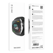 Заредете изображение във визуализатора на галерията – HOCO smartwatch Y19 Pro AMOLED Smart sports watch (call version) black
