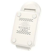 Заредете изображение във визуализатора на галерията – HOCO wireless charger 3in1 15W compatible with MagSafe Motorcycle CQ3 white
