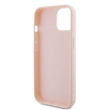 Заредете изображение във визуализатора на галерията – Original faceplate case KARL LAGERFELD KLHCP15M3DMBKCP for iPhone 15 PLUS (3D Logo Glitter  / pink)
